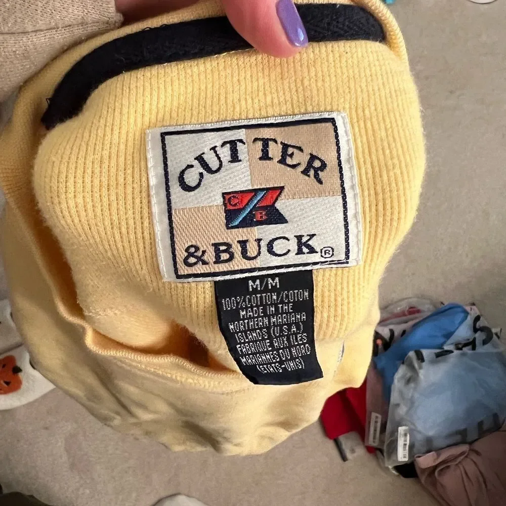 Men’s Cutter and Buck John Deere Crewneck M